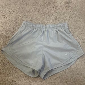 Womens Nike Shorts Dri-Fit Grey Small